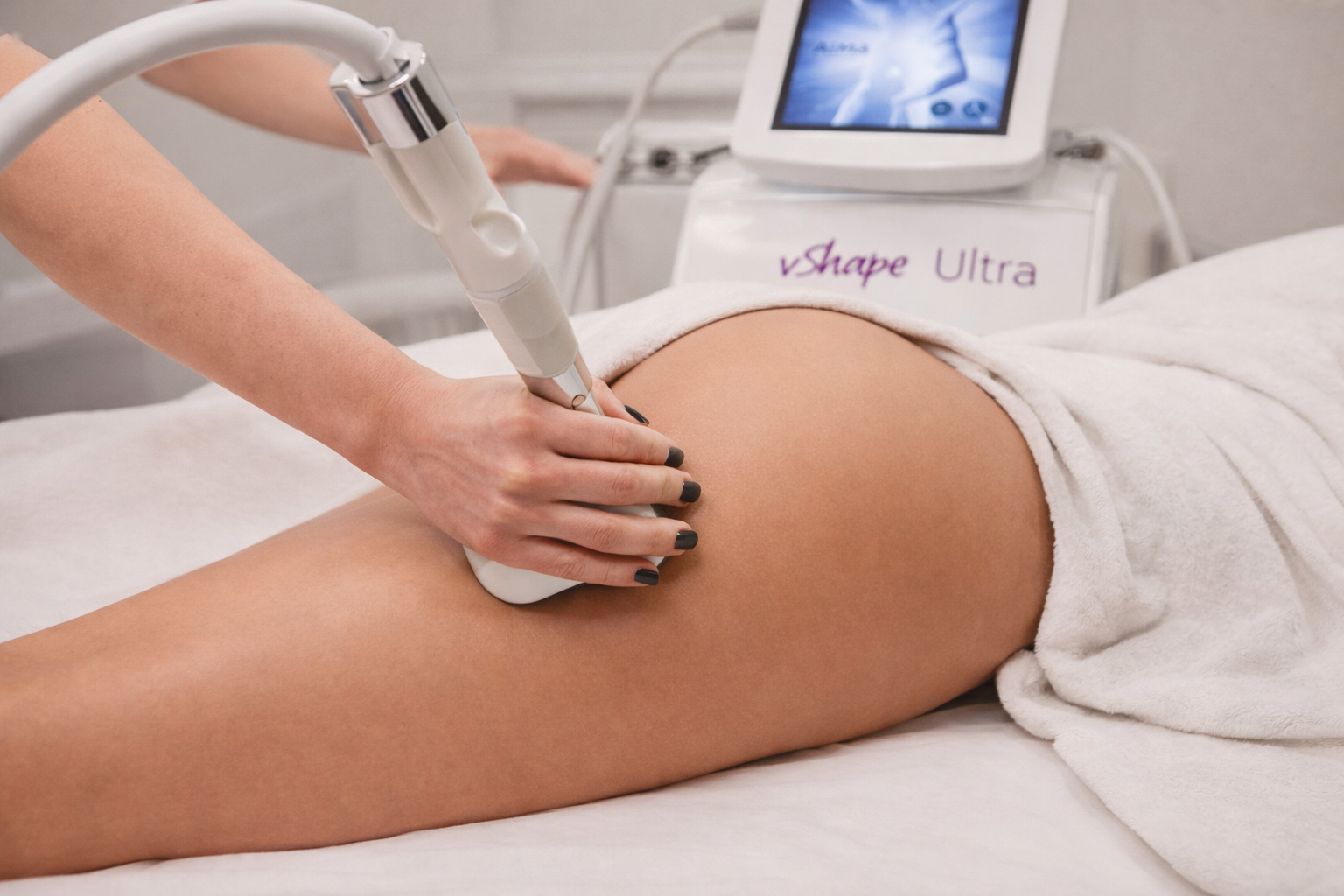 Traitement anti-cellulite, soin raffermissant ou remodelage corporel avec radiofréquence